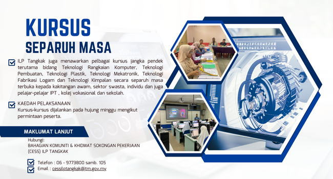 Klik untuk ke pautan Kursus Separuh Masa (Kursus Jangka Pendek) - eKJP