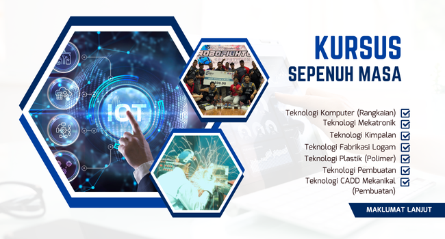 Klik untuk Penerangan Kursus Sepenuh Masa Yang Kami Tawarkan